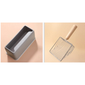 Wood Handle Metal Cat Litter Shovel