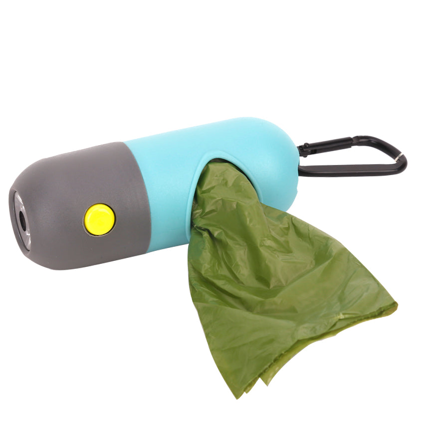 LED Pet Waste Bag Dispenser Organizer