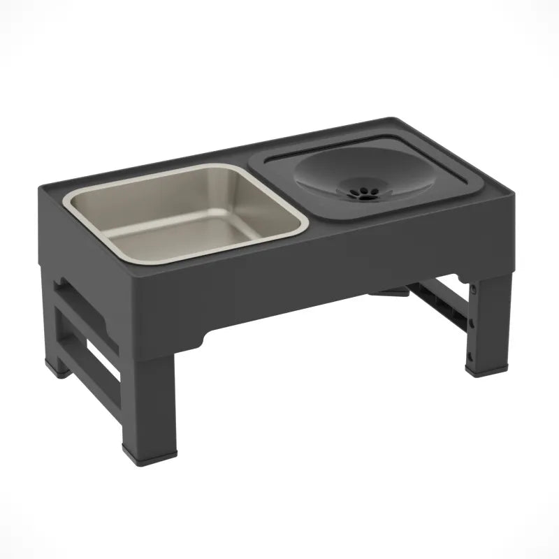 Adjustable Double Elevated Dog Bowls