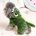 Thickened Warm Dinosaur Pet Clothing