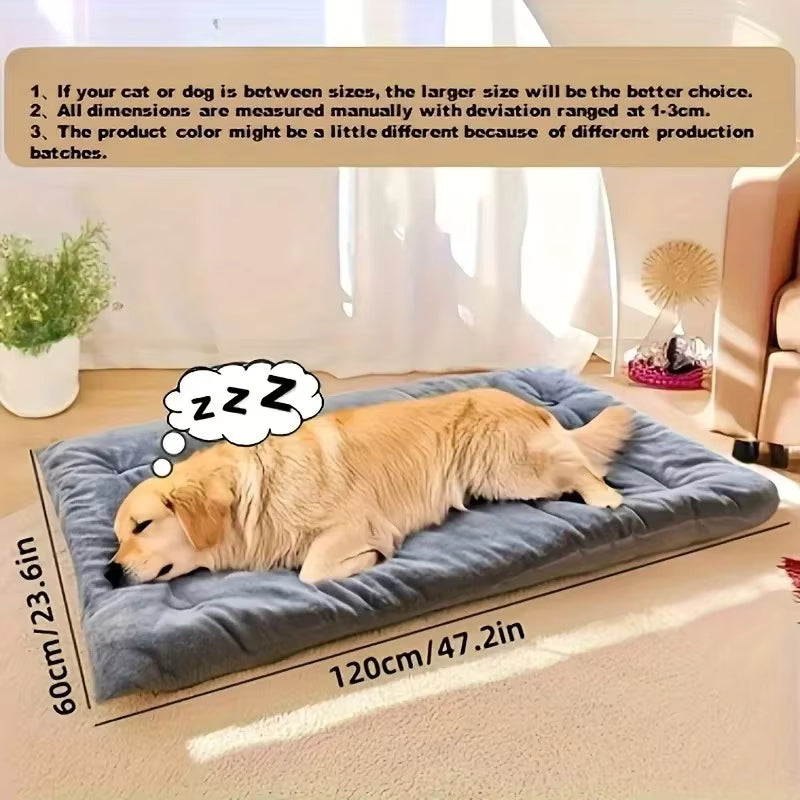 Large Plush Orthopedic Dog Bed