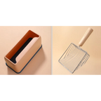 Wood Handle Metal Cat Litter Shovel