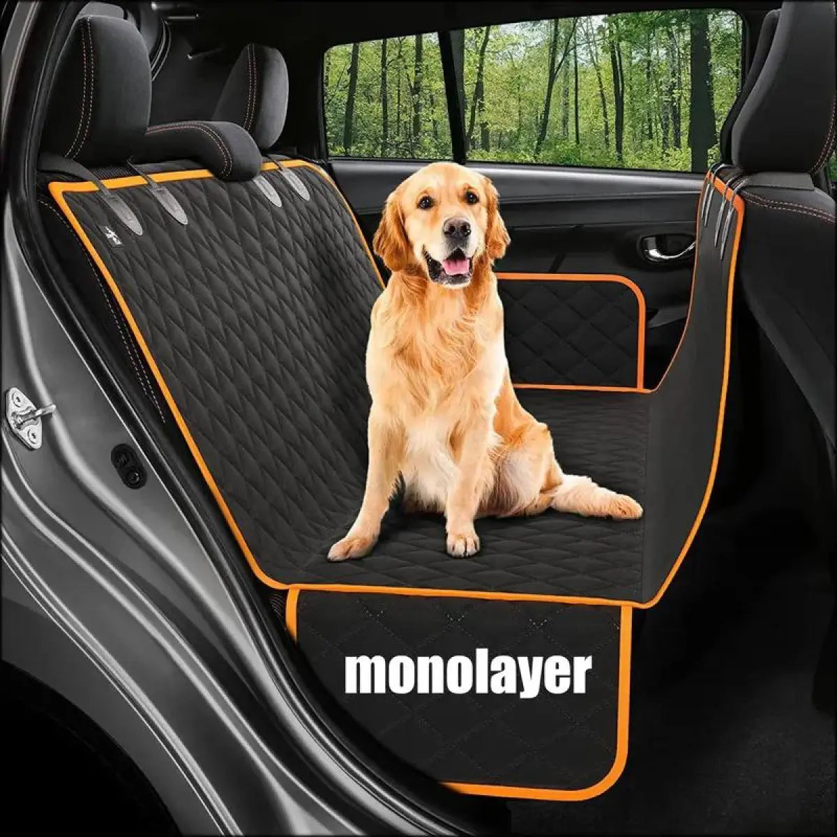 Orange Hard Board Pet Mat